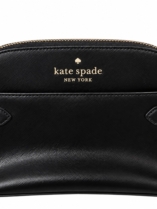 kate spade Handbags - Kate Spade Black Saffiano Leather Crossbody Bag Gold Hardware